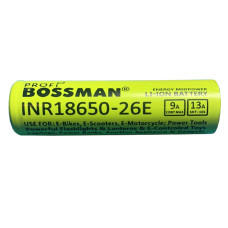 Аккумулятор Li-ion 3.7V 2600mAh INR18650-26E Bossman Profi Аккумулятор Li-ion 3.7V 2600mAh INR18650-26E Bossman Profi
