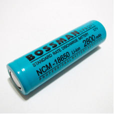 Аккумулятор Li-ion 3.7V 2800mAh NCM-18650 Bossman Profi Аккумулятор Li-ion 3.7V 2800mAh NCM-18650 Bossman Profi