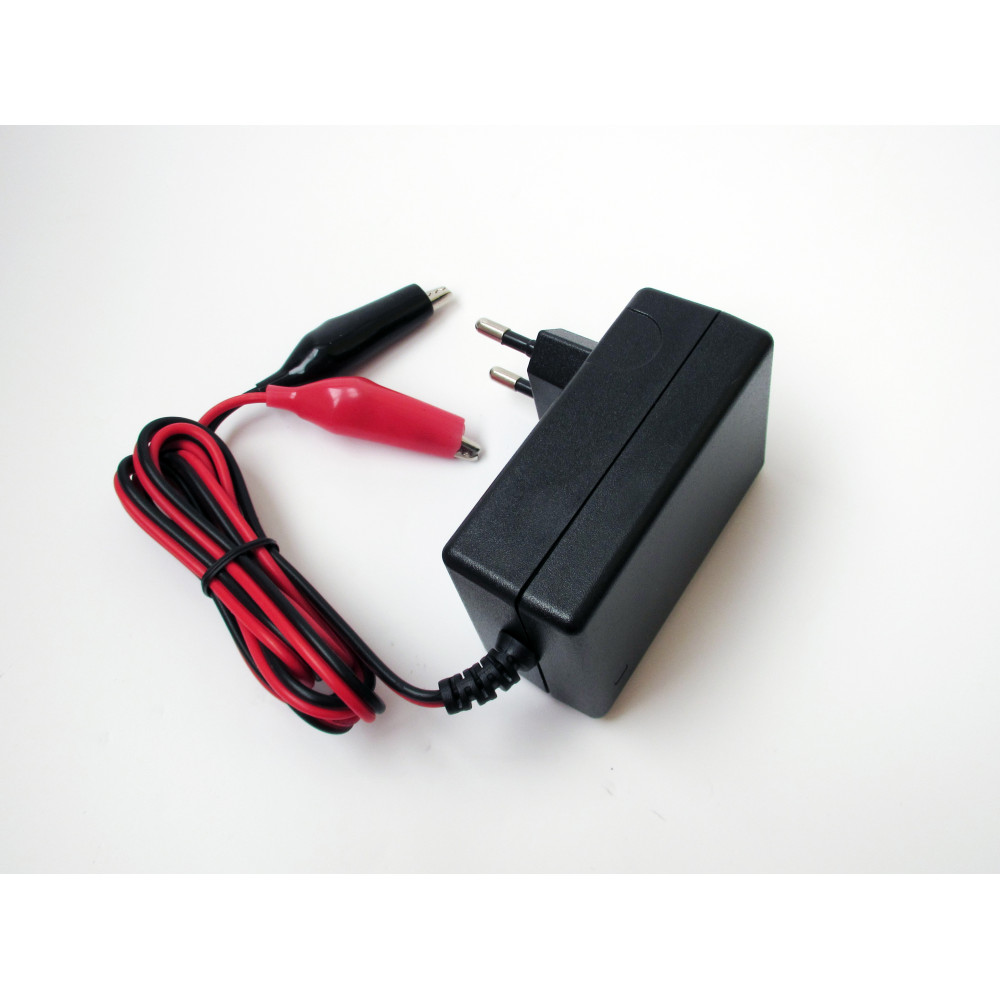 Зарядное устройство 12V 1A для SLA AGM GEL свинцово-кислотных аккумуляторов