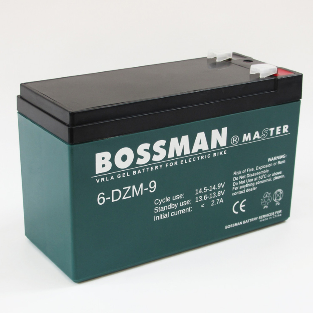 Аккумулятор 12V 9Ah Bossman Master