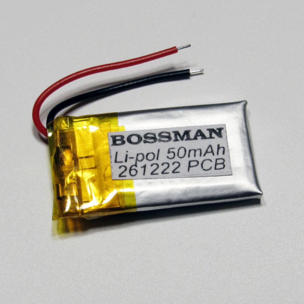 Аккумулятор Li-pol 261222 3.7V 50mAh PCB 7W