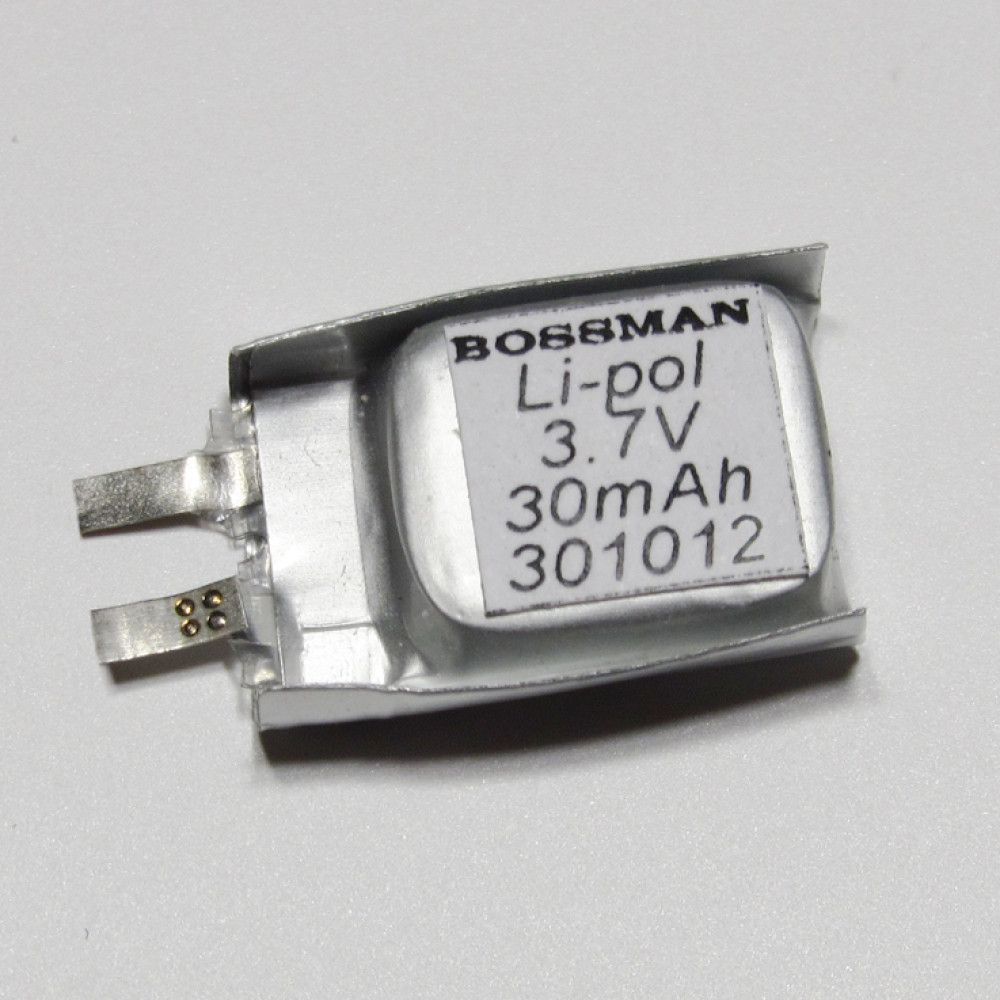 Аккумулятор Li-pol 301012 3.7V 30mAh