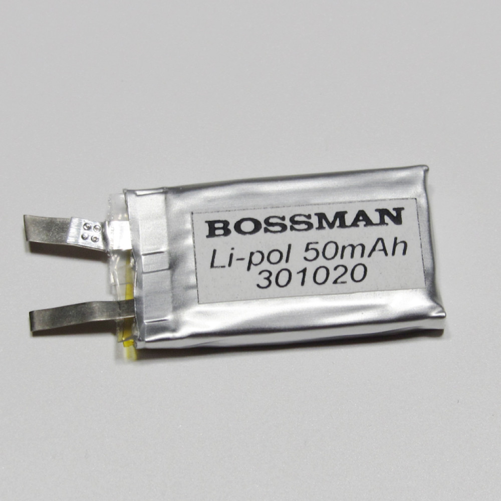 Аккумулятор Li-pol 301020 3.7V 50mAh