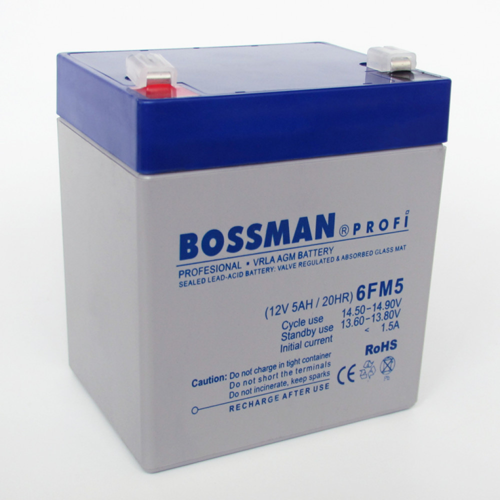 Аккумулятор 12V 5Ah Bossman Profi