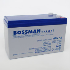 Аккумулятор 12V 7.5Ah Bossman Profi Аккумулятор 12V 7.5Ah Bossman Profi