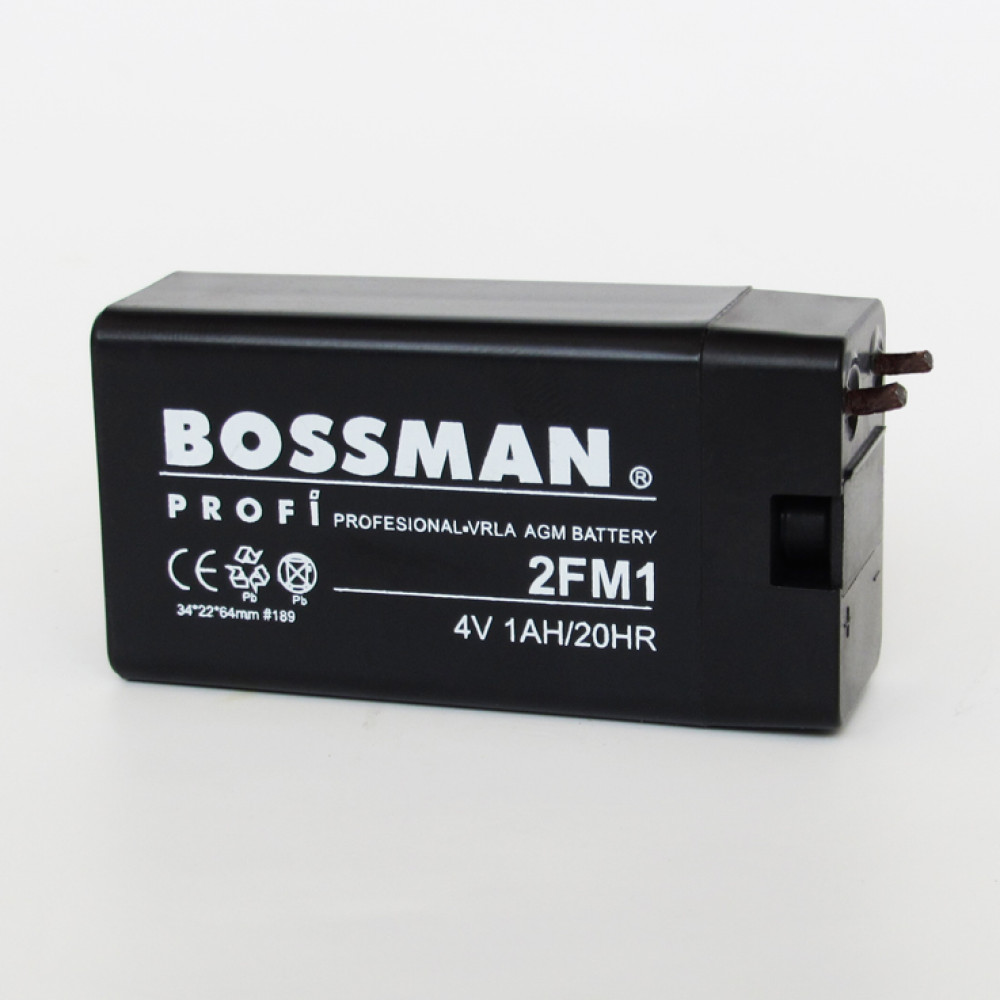Аккумулятор 4V 1Ah Bossman Profi
