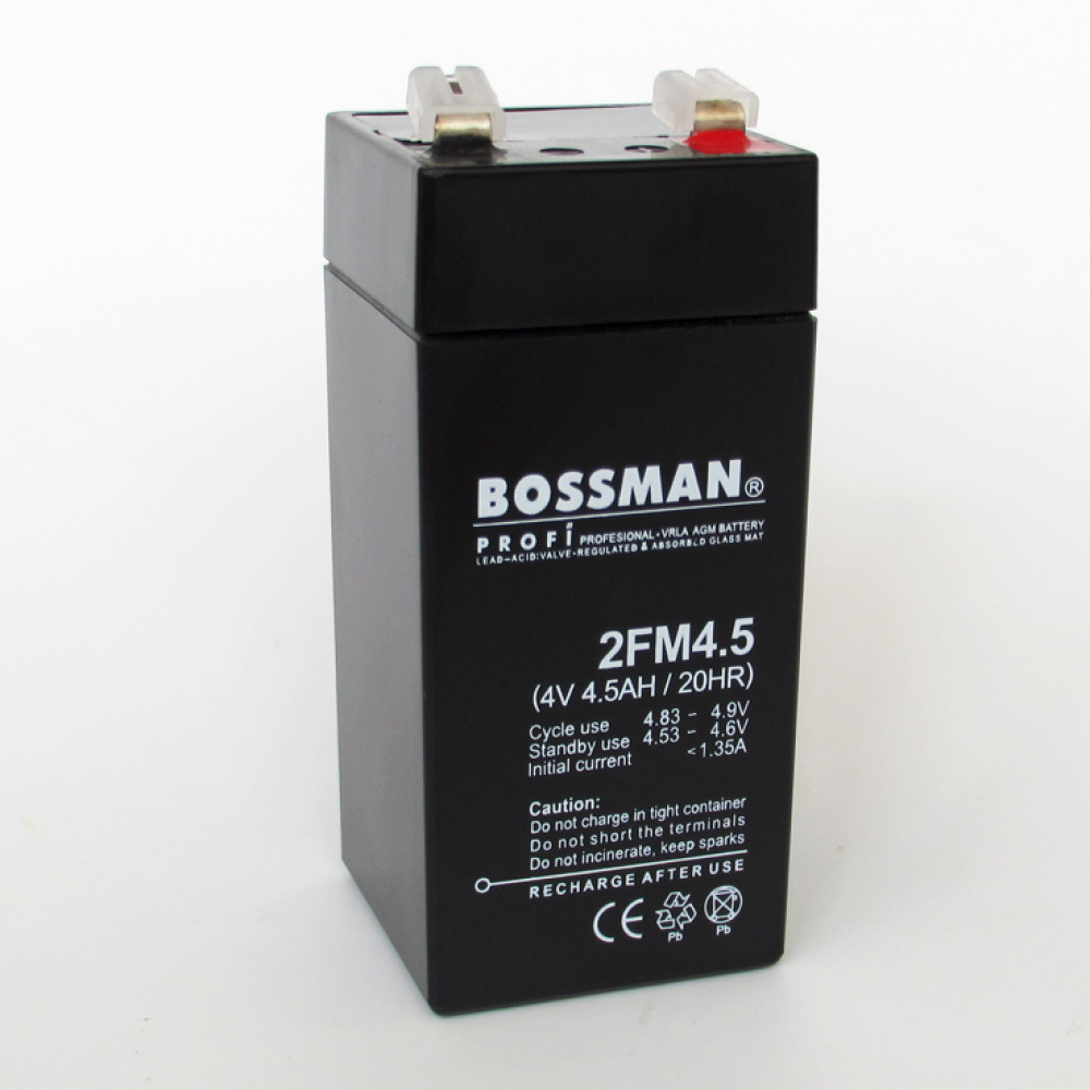 Аккумулятор 4V 4.5Ah Bossman Profi